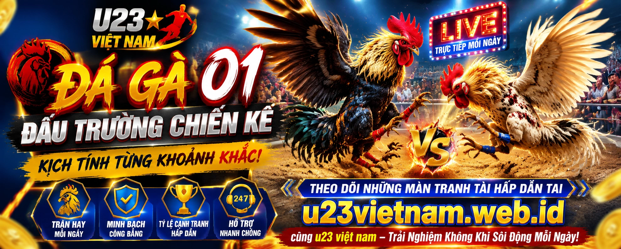 Đá gà trực tuyến với lịch đấu và kèo meron wala